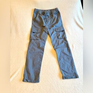 Old Navy Slate Blue Gray Cargo Pants boys size 14-16